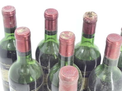 8 CHATEAU PALMER 1969
8 bouteilles de MARGAUX,...