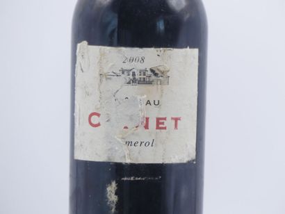 1 bouteille de POMEROL 2008 CHÂTEAU CLINET....