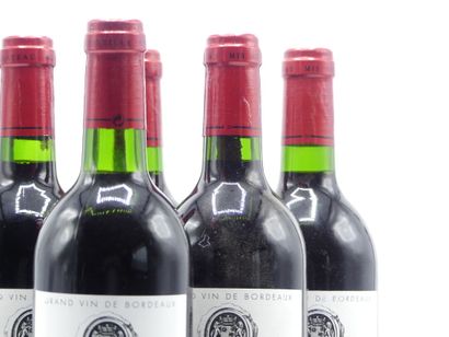 6 bouteilles de SAINT EMILION GC 1999 CHÂTEAU...