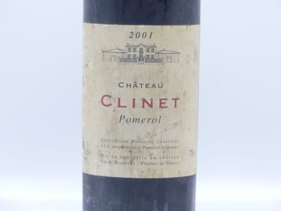 1 bouteille de POMEROL 2001 CHÂTEAU CLINET....