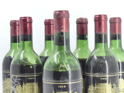 8 CHATEAU PALMER 1969
8 bouteilles de MARGAUX,...