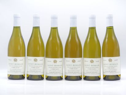 6 bouteilles de SAINT ROMAIN BLANC COMBE...