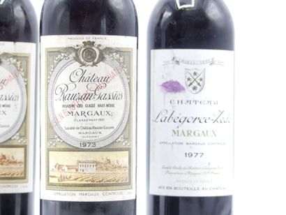 2 bouteille de MARGAUX 1973 CHÂTEAU RAUZAN...
