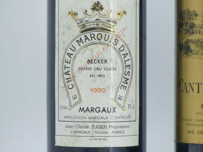 LOT 3 BORDEAUX
1 bouteille de MARGAUX, 1990,...