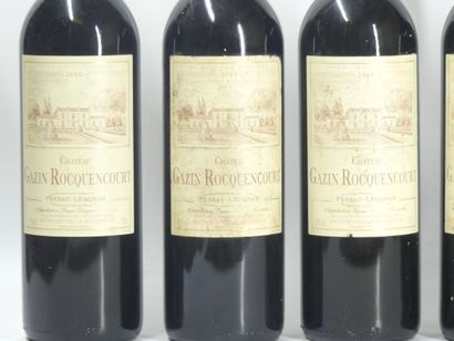 6 bouteilles de GRAVES, 2000 ,RESERVE D'O...