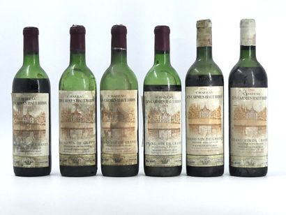 6 CHATEAU LES CARMES, 1970 et 1964
2 bouteilles...