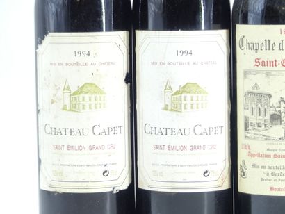 6 SAINT EMILION 
2 bouteilles de ST EMILION...