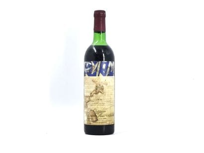 1 MOUTON ROTHSCHILD 1976
1 bouteille de PAUILLAC...