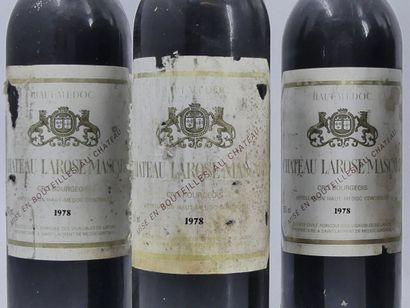 6 CHATEAU LAROSE MASCARD 1978
6 bouteilles...