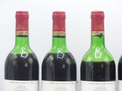 6 bouteilles de PAUILLAC GCCL 1976 CHÂTEAU...