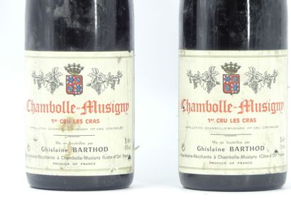 2 bouteilles de CHAMBOLLE MUSIGNY, 1er CRU...