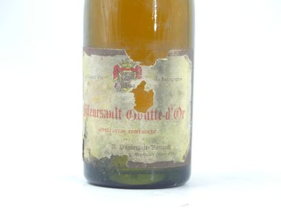 1 bouteille de MEURSAULT GOUTTE D'OR, 1955,...