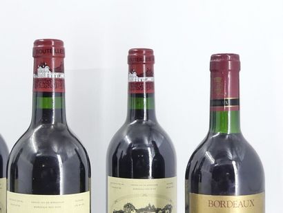 6 BORDEAUX 
5 bouteilles de SAINT EMILION,...