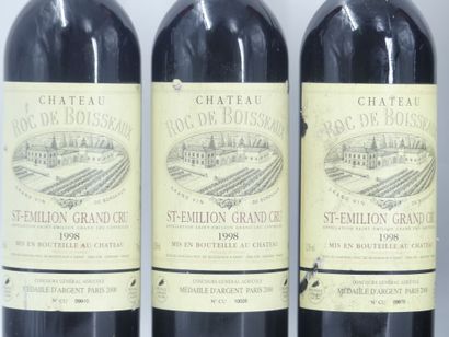 6 bouteilles de SAINT EMILION GRAND CRU,...