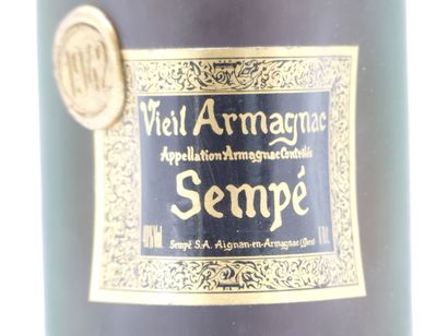 1 VIEIL ARMAGNAC 1942 SEMPE. Niveau -4 cm...