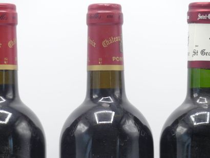 6 BORDEAUX 
3 bouteilles de POMEROL 2005...