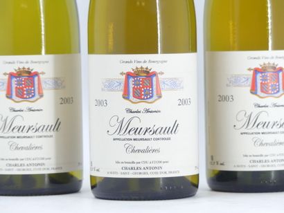 3 MEURSAULT 2003 ANTONIN
3 Bouteilles de...