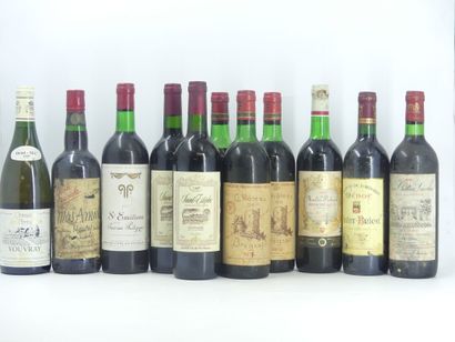 LOT 11 BOUTEILLES
3 bouteilles de BORDEAUX,...