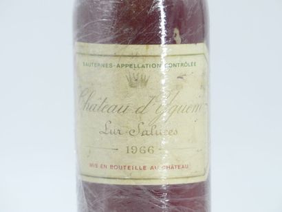 1 bouteille de SAUTERNE, 1966, Château YQUEM....