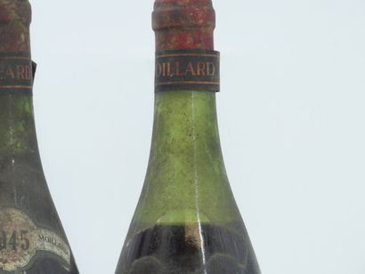 3 VOSNE MALCONSORT 1945
3 bottles of VOSNE...