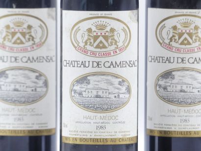 3 bouteilles de HAUT MEDOC GRAND CRU CLASSE...
