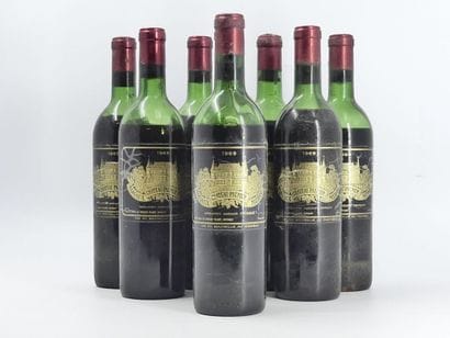 8 CHATEAU PALMER 1969
8 bouteilles de MARGAUX,...