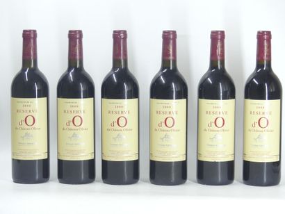 6 bouteilles de PESSAC LEOGNAN, 2000, CHÂTEAU...