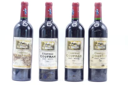 4 bouteille de HAUT MEDOC 1997 CHÂTEAU COUFRAN....