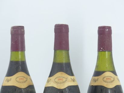 3 POMMARD 1992 CLUZEAUD
3 bouteilles de POMMARD,...