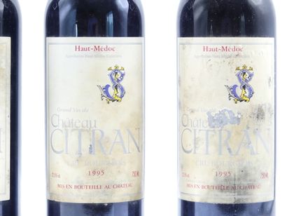 3 bouteilles de HAUT MEDOC 1995 CHÂTEAU CITRAN.





Sur...