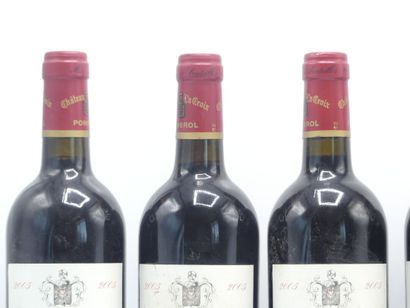6 BORDEAUX 
3 bouteilles de POMEROL 2005...