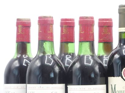 12 BORDEAUX
5 bouteilles de HAUT MEDOC 1989...