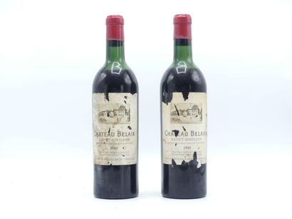 2 bouteille de SAINT EMILION 1964 CHÂTEAU...