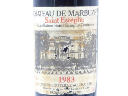 1 MAGNUM SAINT ESTEPHE 1983 CHÂTEAU DE MARBUZET....