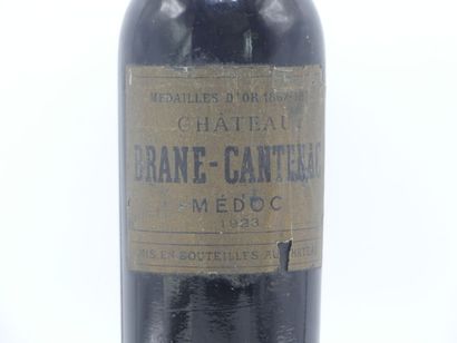 1 bouteille de MEDOC 1923 CHÂTEAU BRANE CANTENAC....