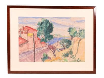 Henri Epstein (1891 - 1944). Village en bord...