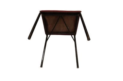 Jacques ADNET (1900-1984). Chair in black...
