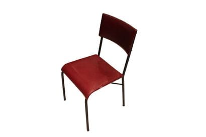 Jacques ADNET (1900-1984). Chair in black...