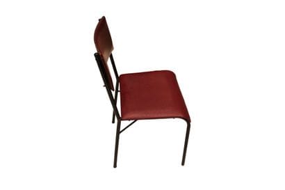 Jacques ADNET (1900-1984). Chair in black...