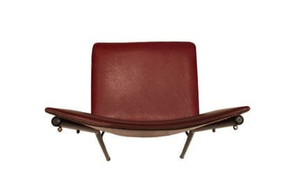 Jacques ADNET (1900-1984). Chair in black...