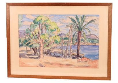 Henri Epstein (1891 - 1944). Paysage ensoleillé...