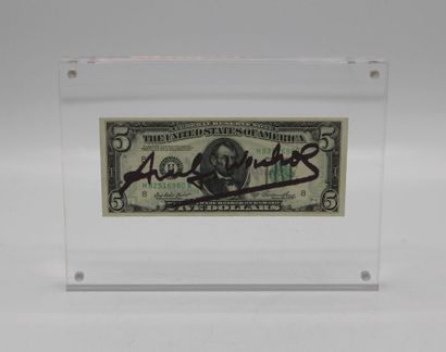 Attribué à Andy WARHOL (1928-1987) Billet...