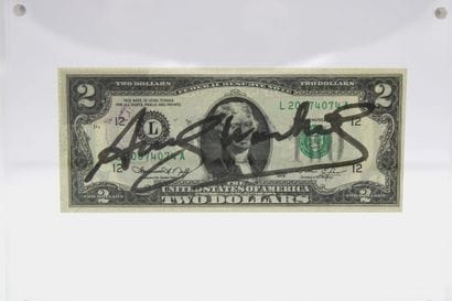 Attribué à Andy WARHOL (1928-1987) Billet...