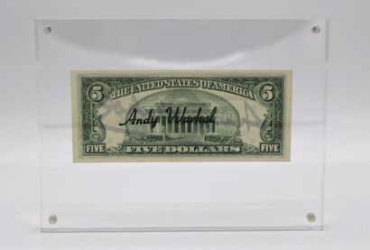 Attribué à Andy WARHOL (1928-1987) Billet...