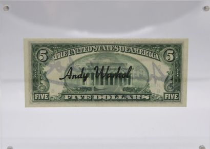Attribué à Andy WARHOL (1928-1987) Billet...