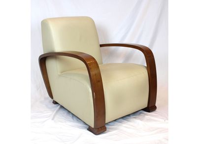 In the taste of Hugues CHEVALIER. Sofa in...