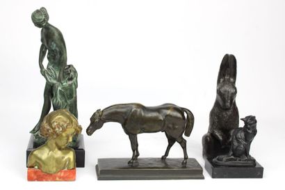 Antoine-Louis BARYE (1795-1875), after. Horse....