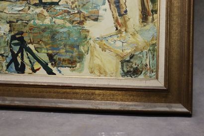 AIZPIRI 
Paul AIZPIRI (1919-2016), Le quai...
