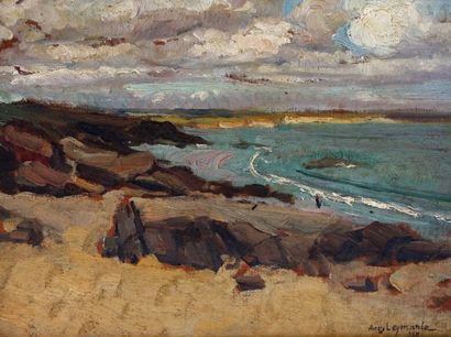 Auguste Louis LEYMARIE (1880-1958) Bord de...