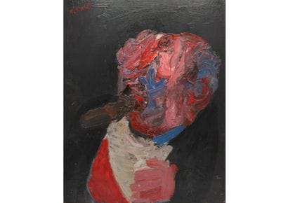 Maurice ROCHER (1918-1995). Le cigare. 1972....